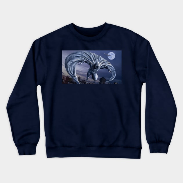 Moon Knight Patrol Crewneck Sweatshirt by uncannyknack